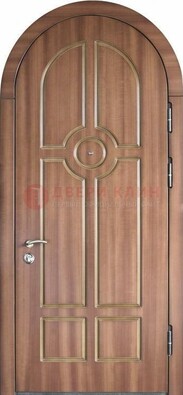 Арочная дверь с отделкой массивом ДА-35 в Самаре
