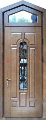 Железная дверь Винорит с фрамугой для частного дома ДФГ-34 в Самаре