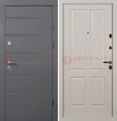Квартирная железная дверь с МДФ панелями ДМ-423 в Тамбове