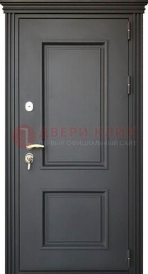 Чёрная дверь с МДФ ДМ-520 в Самаре