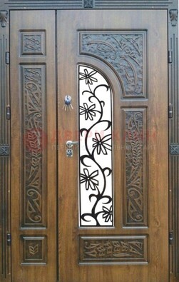 Морозостойкая металлическая парадная дверь ДПР-12 в Самаре