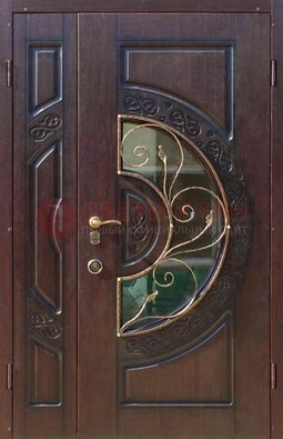 Полуторная железная дверь Винорит в классическом стиле ДСК-272 в Самаре