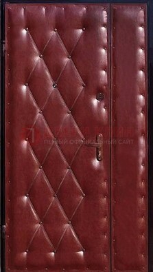 Бордовая тамбурная дверь ДТМ-25 в Самаре