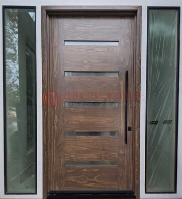 Железная дверь с виноритом и фрамугами ДВТ-189 в Самаре
