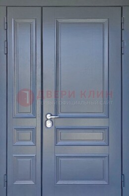 Темно-серая железная дверь с виноритом ДВТ-242 в Самаре