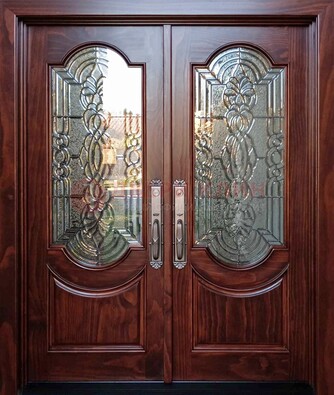 Классическая железная дверь с массивом дуба для входа ВЖ-23 в Самаре
